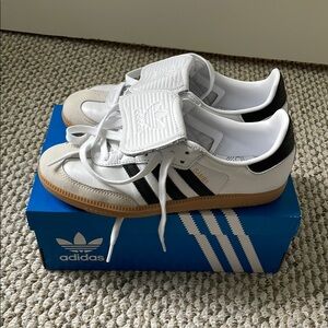 Adidas Women’s Samba LT White and Black Original Sneakers